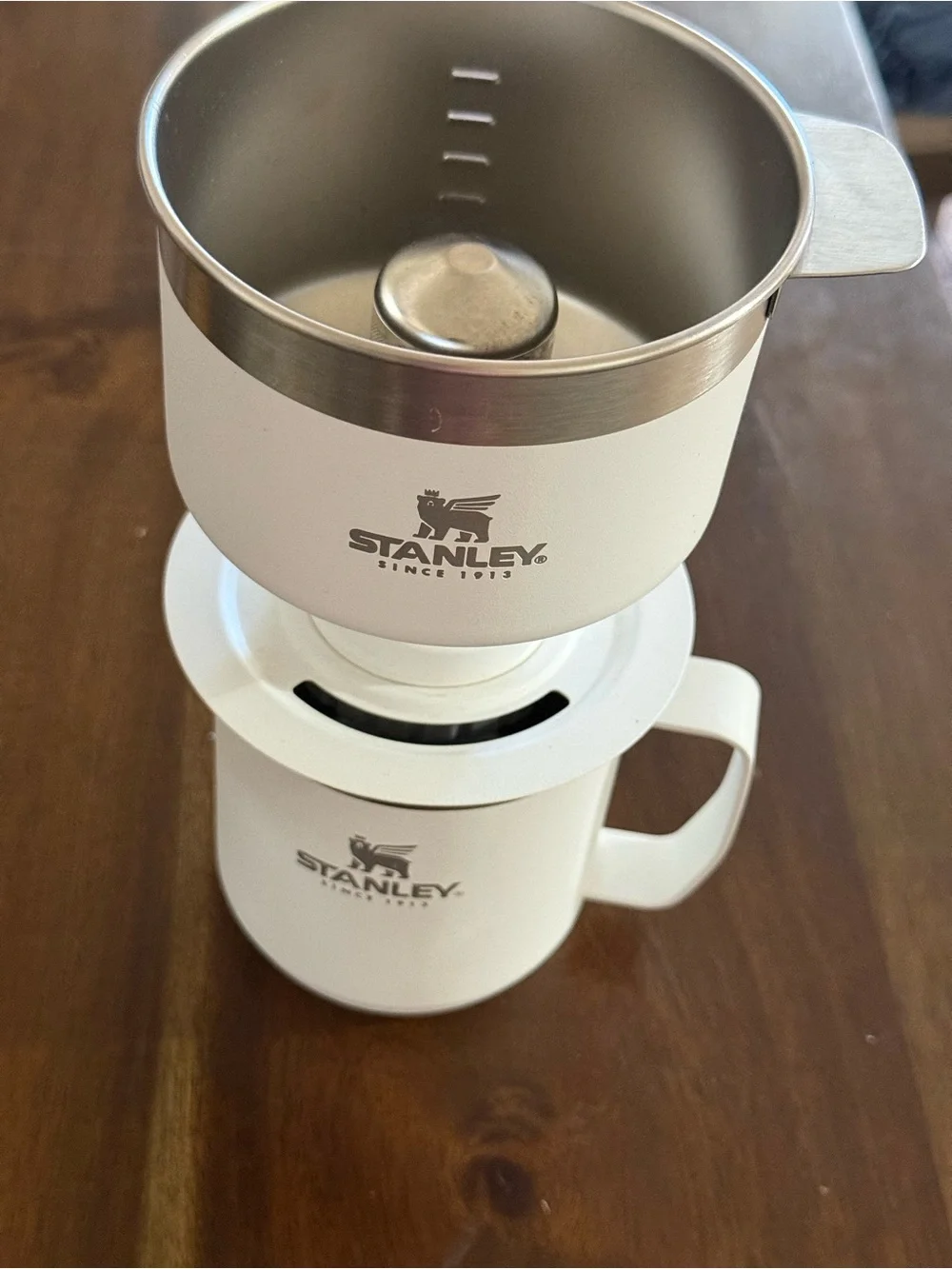 12oz Stanley The Perfect-Brew Pour Over Set Cream Gloss: White  Stainless - Picture 2 of 4